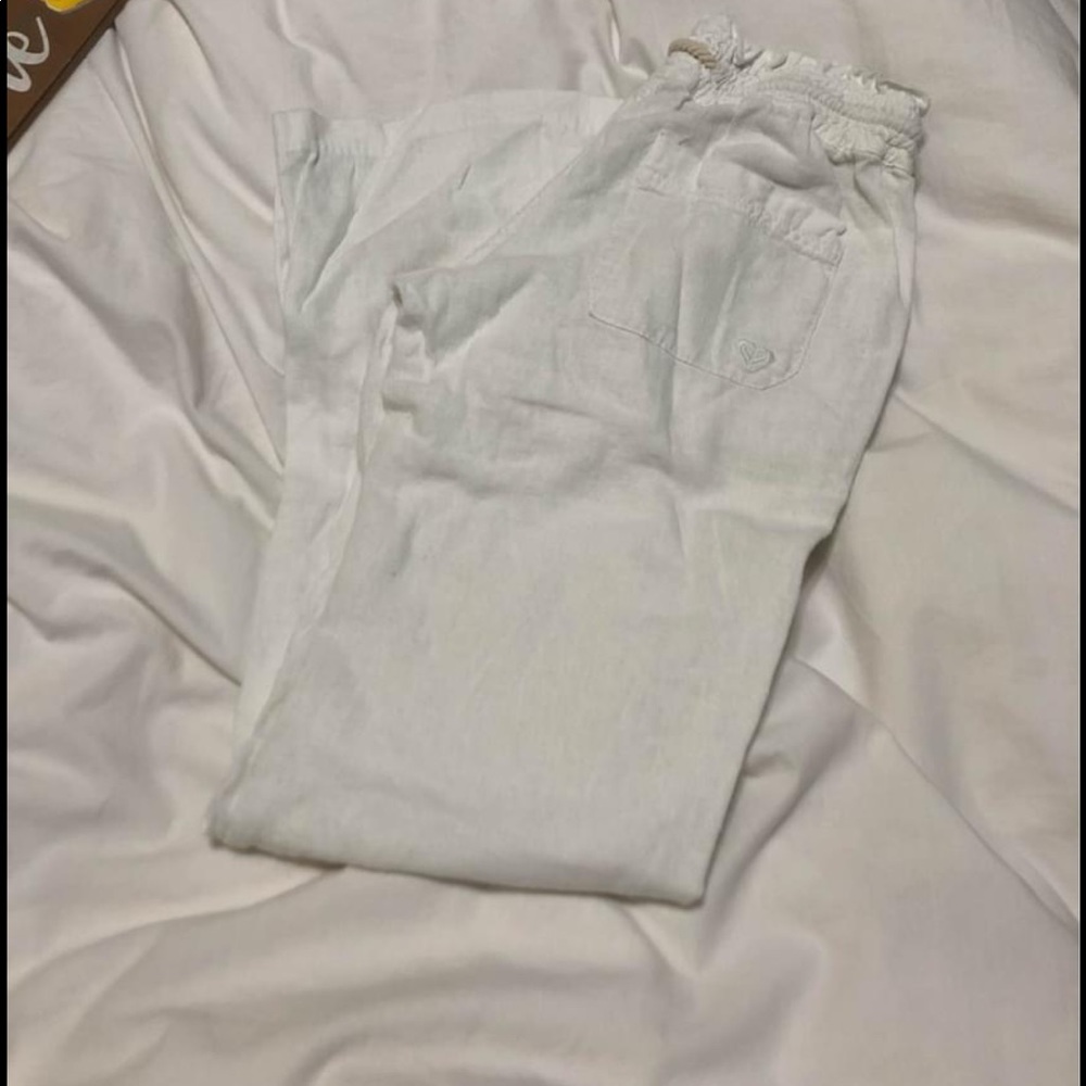 Roxy linen pants